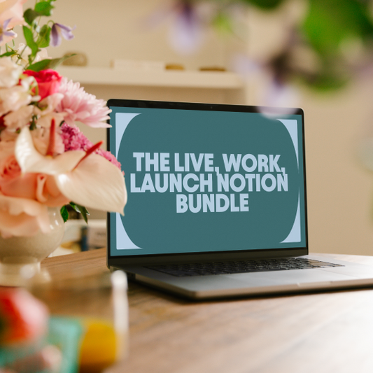 The Live, Work, Launch Notion Bundle